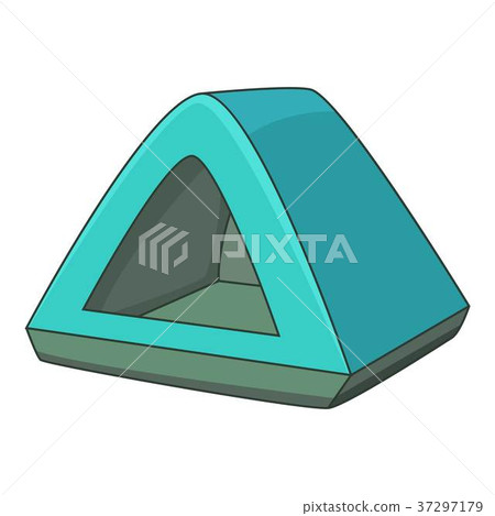 Tent icon, cartoon style 37297179