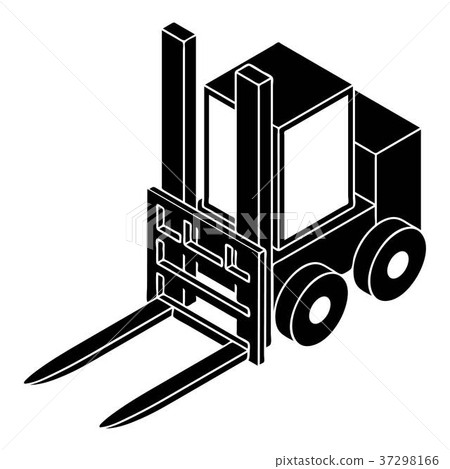 Forklift icon, simple style 37298166