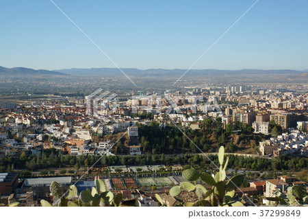 City of Granada overlooking the Alhambra City of Granada overlooking the Alhambra 37299849