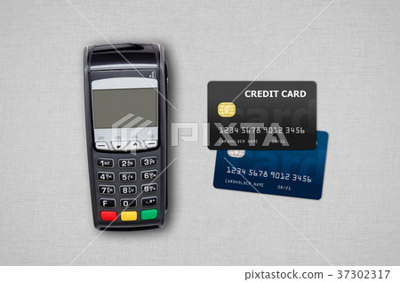 Payment terminal and credit cards Payment terminal and credit cards 37302317