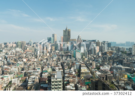 Image of Macau (Macao), China. Skyscraper hotel 37302412