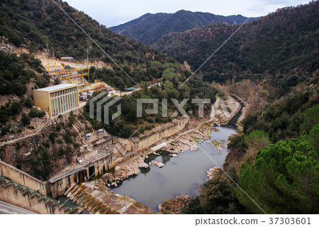 Sau Reservoir in Girona Province, Catalonia, Spain 37303601