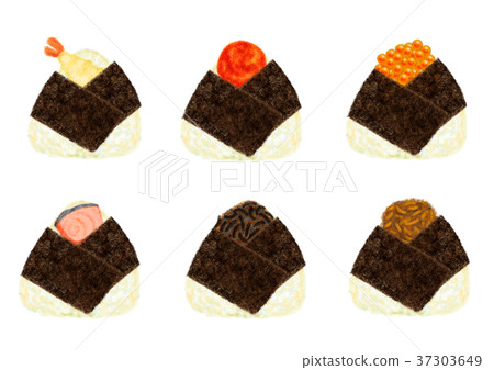 Rice ball variously 37303649