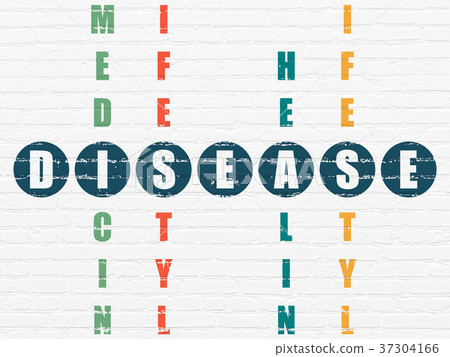 Healthcare concept: Disease in Crossword Puzzle 37304166