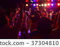 Music live rising backlight people liveliness 37304810