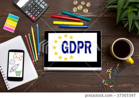 GDPR on the touch screen GDPR on the touch screen 37305397