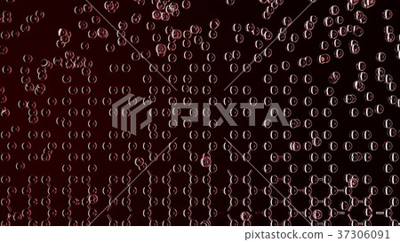 Creating red hexagonal molecular structure model Creating red hexagonal molecular structure model 37306091