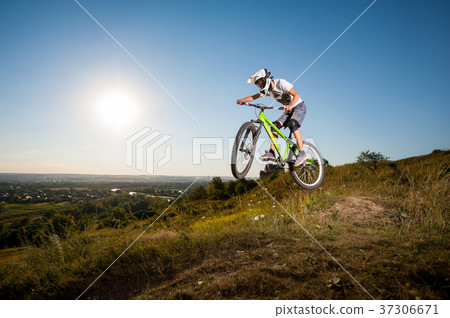 riding downhill