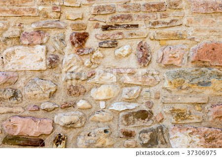 Stone wall texture background 37306975