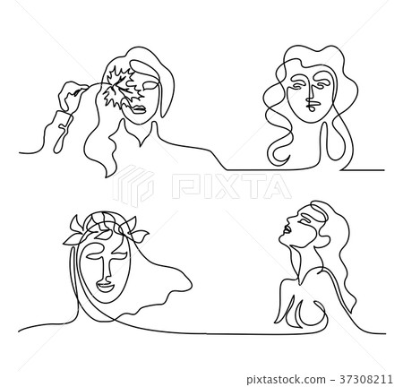 Set portrait of a woman 37308211