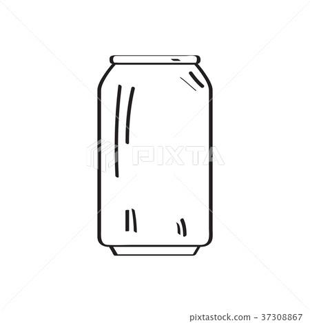 Beer can outline Beer can outline 37308867