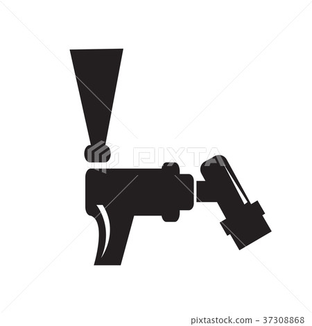 Beer faucet silhouette 37308868
