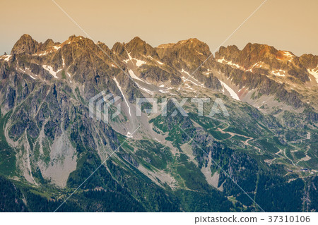 View on the Alps from the Aiguille du Midi ,  37310106