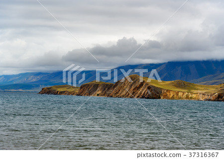 Cape Hadarta Maloe More On Lake Baikal Russia Stock - 