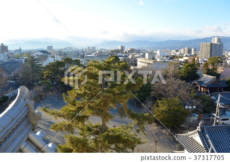 A view from the Ogaki castle tower 37317705