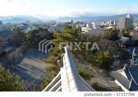 A view from the Ogaki castle tower 37317706