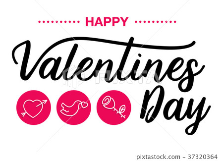 Happy Valentines Day Banner 37320364