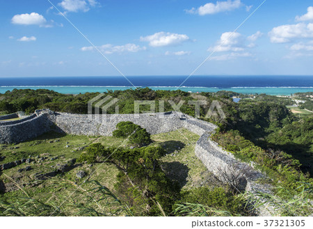 [Okinawa] Nakijin castle ruins world heritage 37321305
