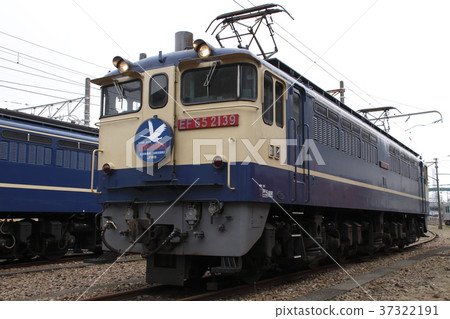 Ef65 1000 Type Electric Locomotive Stock Photo