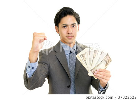 Guts pose businessman 37322522