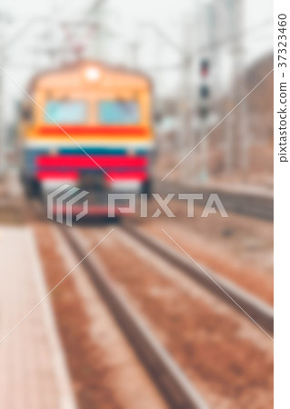 Passenger train - blurred image Passenger train - blurred image 37323460