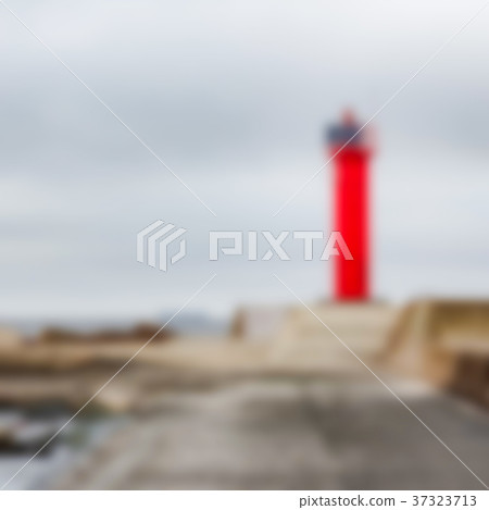 Red lighthouse - blurred image Red lighthouse - blurred image 37323713