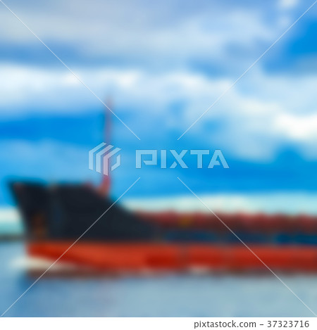 Cargo ship - blurred image Cargo ship - blurred image 37323716