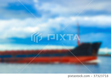 Cargo ship - blurred image Cargo ship - blurred image 37323718
