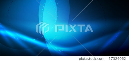 Vector glowing wave neon flowing curve background Vector glowing wave neon flowing curve background 37324062