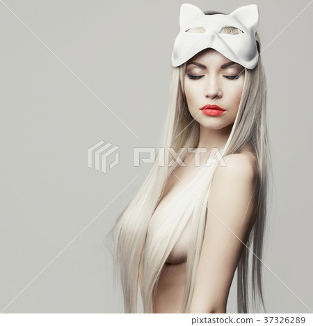 Sexy blonde in cat mask Sexy blonde in cat mask 37326289