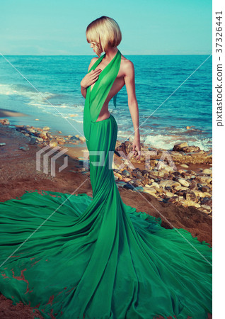 Beautiful nymph on the sea 37326441