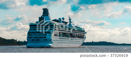 Luxury cruise liner in travel 37326919