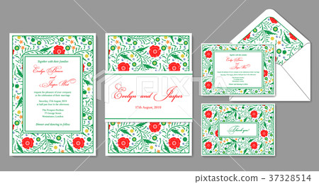 Wedding invite, envelope, rsvp, holiday card 37328514