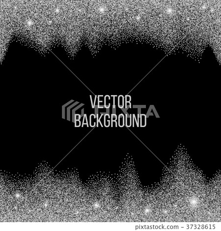 Abstract background of random falling silver dots - Stock Illustration ...