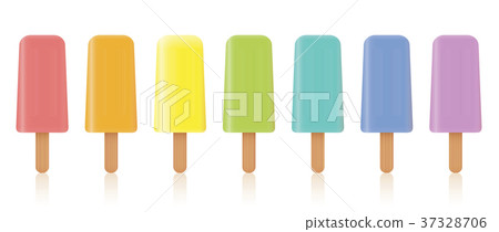 Ice Lollys Colored Set 37328706