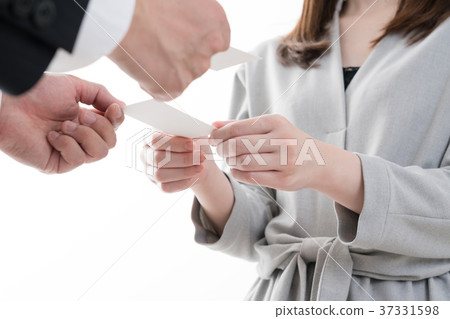 Business card exchange 37331598