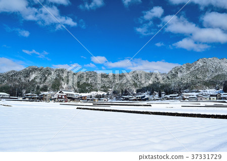 Hida Furukawa Hida市冬季郊區 37331729