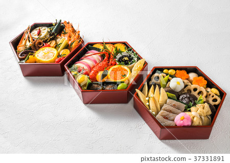 Osechi Kaiseki Traditional Japanese meal taken in courses 37331891