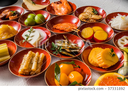 Osechi Kaiseki Traditional Japanese meal taken in courses 37331892