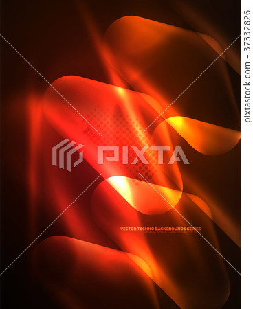 Illuminated lens flares, glowing color techno Illuminated lens flares, glowing color techno 37332826