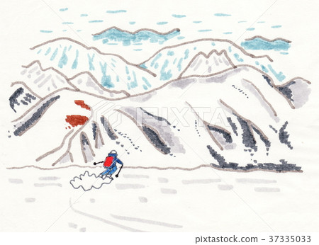 Tsukiyama mountain ski 37335033