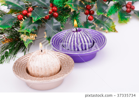 Christmas candles 37335734