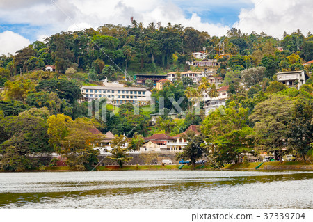 View of Mogambara Lake Shore in Kandy View of Mogambara Lake Shore in Kandy 37339704