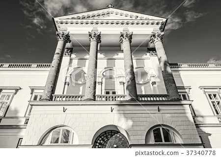 Detail photo of Topolcianky castle, colorless Detail photo of Topolcianky castle, colorless 37340778