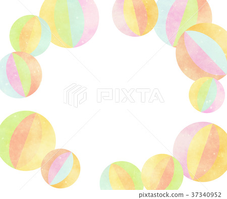 Paper Balloons Background Background Stock Illustration