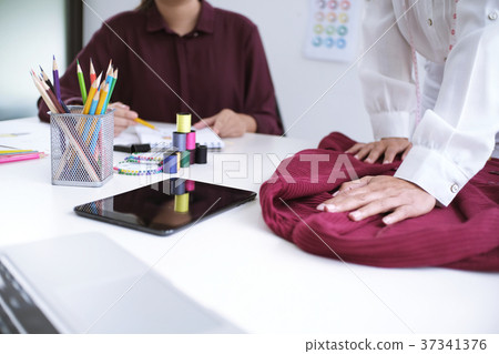 Stylish Fashion Designer work as sketch of new Stylish Fashion Designer work as sketch of new 37341376