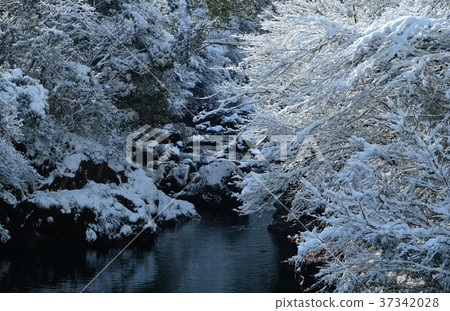 Winter scenery of the Niigawa branch Winter scenery of the Niigawa branch 37342028