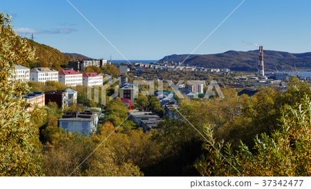 Autumn panorama view of Petropavlovsk-Kamchatsky 37342477