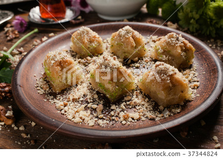 food baklava turkish pastry concept food baklava turkish pastry concept 37344824
