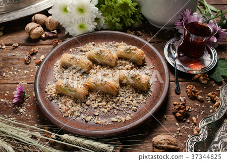 food turkish desssert breakfast tea concept food turkish desssert breakfast tea concept 37344825